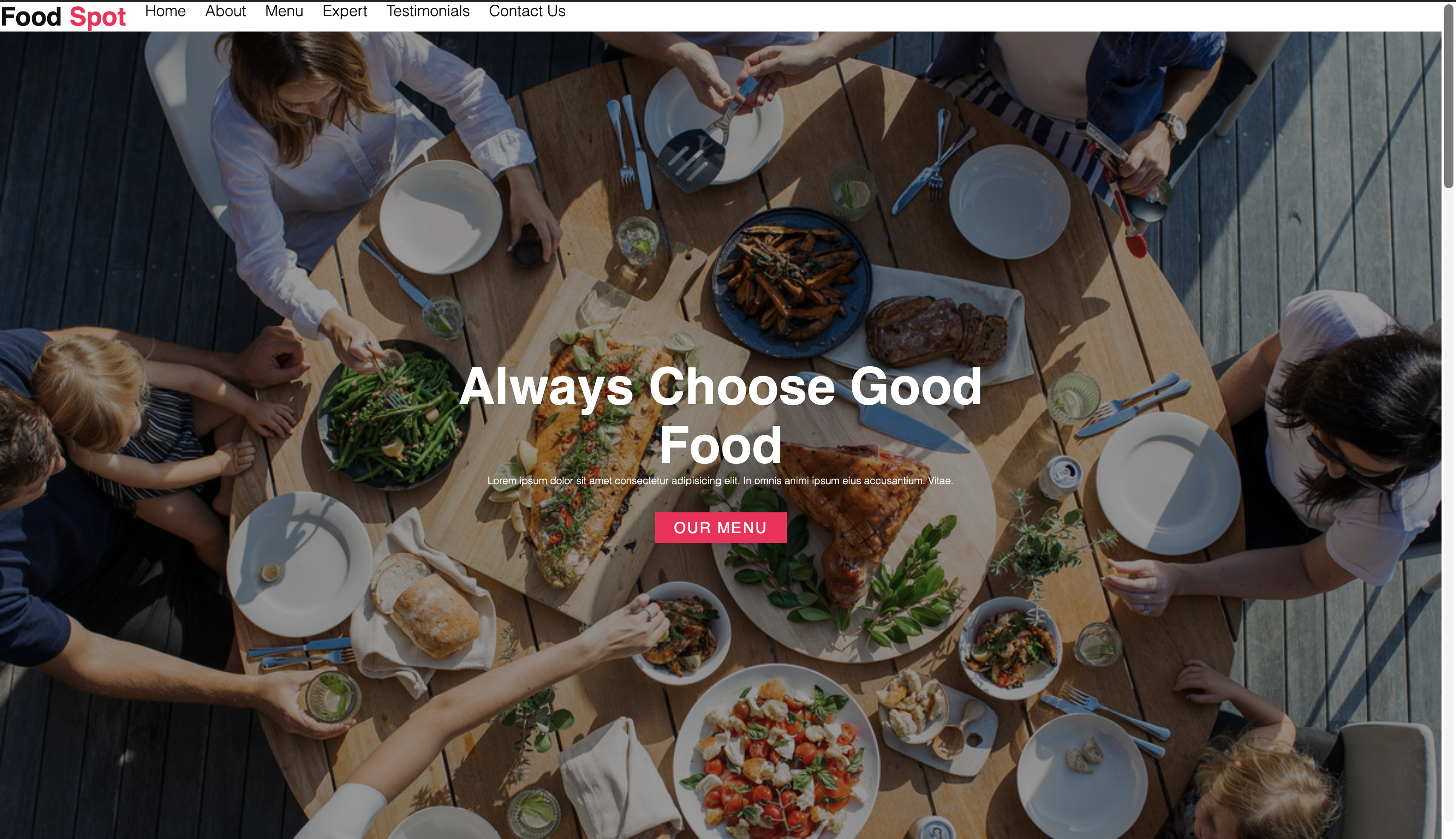 FoodSpot project